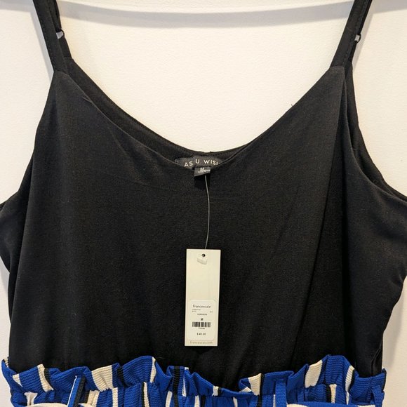 NWT As U Wish Jumpsuit Size Medium - Picture 2 of 5